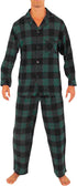 NORTY Mens S-2XL Green Buffalo Plaid Pajamas 34052