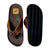 NORTY Men's Sandals for Beach, Casual, Outdoor & Indoor Flip Flop 11165 Brown Prepack