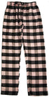 NORTY Womens S-XL Pink Buff Plaid Pajama Pants 34091
