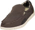 Norty Mens 8-13 Brown Slip-On Boat Shoes Prepack 15668