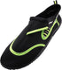 Norty MEN'S 8-13 WATER SHOE BLACK LIME   C1102