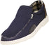 Norty Mens 8-13 Navy Slip-On Boat Shoes