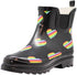 Norty Women 6 Chelsea Ankle Rain Boot Rainbow