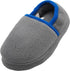NORTY Big Kids 4-6 Grey/Blue Slippers 17208 Prepack