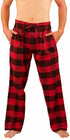 NORTY Big Mens 3XL-5XL Red Plaid Pajama Pant 34001X Prepack