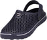 Norty Mens Lightweight Ankle Strap Clog Navy