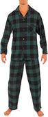 NORTY Mens S-2XL Green Buffalo Plaid Pajamas 34052 Prepack