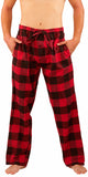 Norty Big Mens Cotton Yarn Flannel Pajama Lounge Sleep Pant - 3XL to 5XL, 41337