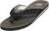 Norty Mens Arch Support Sandal Black Grey   11170