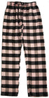 NORTY Womens S-XL Pink Buff Plaid Pajama Pants 34091 Prepack