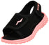 Norty TODDLER GIRL'S 5-10 SPORT SANDAL BLACK PINK