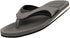 Norty Mens Arch Support Sandal Grey Black   11179