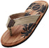 Norty MENS 8-13 MEMORY FOAM FLIP FLOP SANDAL NATURAL