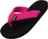 Norty WOMENS 5-10 SANDAL BLACK FUCHSIA   C1008