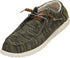 Norty Mens 8-13 Olive Multi Laceup Boat Shoes Prepack