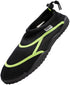 Norty MEN'S 8-13 WATER SHOE BLACK LIME   39412