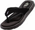 Norty MENS 8-13 MEM FOAM SANDAL BLACK   12120