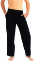 NORTY Big Mens 3XL-5XL Black Pajama Pant 34016X Prepack