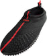 Norty MEN'S 8-13 WATER SHOE BLACK RED STRIPE