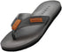 Norty Mens Flip Flop Sandal Grey   11061