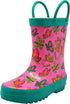 NORTY Tod Girl 5-10 Pink Butterflies Boots 16451 Prepack