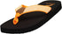 Norty WOMENS 5-10 SANDAL BLACK ORANGE   12094