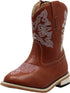 Norty Kids 11-3 Brown Cowboy Boot 80011