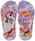 Norty Girls 11-4 Unicorn Flip Flop 22023A