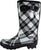 New Women Rain Boots Rubber Solid Color Mid Height Wellie Mid Calf Snow Rainboot, 38734