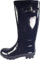 Norty Women's Hurricane Wellie - Glossy Waterproof Hi-Calf Rainboots, 39698