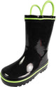 Norty Toddlers Big Kids Boys Girls Waterproof Rubber Rain Boots, 39828