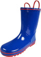 Norty Toddlers Big Kids Boys Girls Waterproof Rubber Rain Boots, 39828