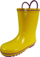 Norty Toddlers Big Kids Boys Girls Waterproof Rubber Rain Boots, 39828
