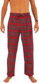 Norty Mens Cotton Yarn Flannel Pajama Lounge Sleep Pant - 16 Prints Available, 39974