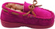 NORTY Little and Big Kids Boys Girls Unisex Suede Leather Moccasin Slip On Slippers, 40108