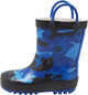 Norty Toddlers Kids Boys Girls Waterproof Rubber Printed Rain Boots -13 Patterns, 40133