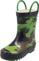 Norty Toddlers Kids Boys Girls Waterproof Rubber Printed Rain Boots -13 Patterns, 40133