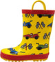 Norty Toddlers Kids Boys Girls Waterproof Rubber Printed Rain Boots -13 Patterns, 40133