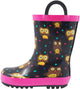 Norty Toddlers Kids Boys Girls Waterproof Rubber Printed Rain Boots -13 Patterns, 40133