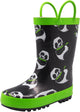 Norty Toddlers Kids Boys Girls Waterproof Rubber Printed Rain Boots -13 Patterns, 40133