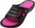 Norty Girl's Summer Comfort Casual Slide Flat Strap Shower Sandals Slip On Shoes, 40333