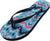 Norty Women's Graphic Print Flip Flop Thong Sandal for Beach, Pool or Everyday, 40656
