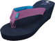 Norty Women's Platform Wedge Soft Cushioned Footbed Flip Flop Thong Sandal, 40688