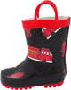 Norty New Toddlers / Little / Big Kids Boys Girls Waterproof Rubber Rain Boots, 40739