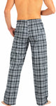 NORTY Mens Woven Pajama Sleep Lounge Pant - 100% Cotton Poplin - 8 Prints, 40761