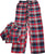 NORTY Mens Flannel 2 Piece Pajama Sets - 100% Brushed Cotton Flannel - 8 Prints, 40777