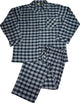 NORTY Mens Flannel 2 Piece Pajama Sets - 100% Brushed Cotton Flannel - 8 Prints, 40777