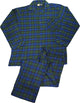 NORTY Mens Flannel 2 Piece Pajama Sets - 100% Brushed Cotton Flannel - 8 Prints, 40777