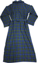 Norty Men's Soft Brushed Cotton Flannel Shawl Collar Bathrobe - 8 Prints, 40812