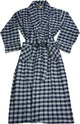 Norty Men's Soft Brushed Cotton Flannel Shawl Collar Bathrobe - 8 Prints, 40812